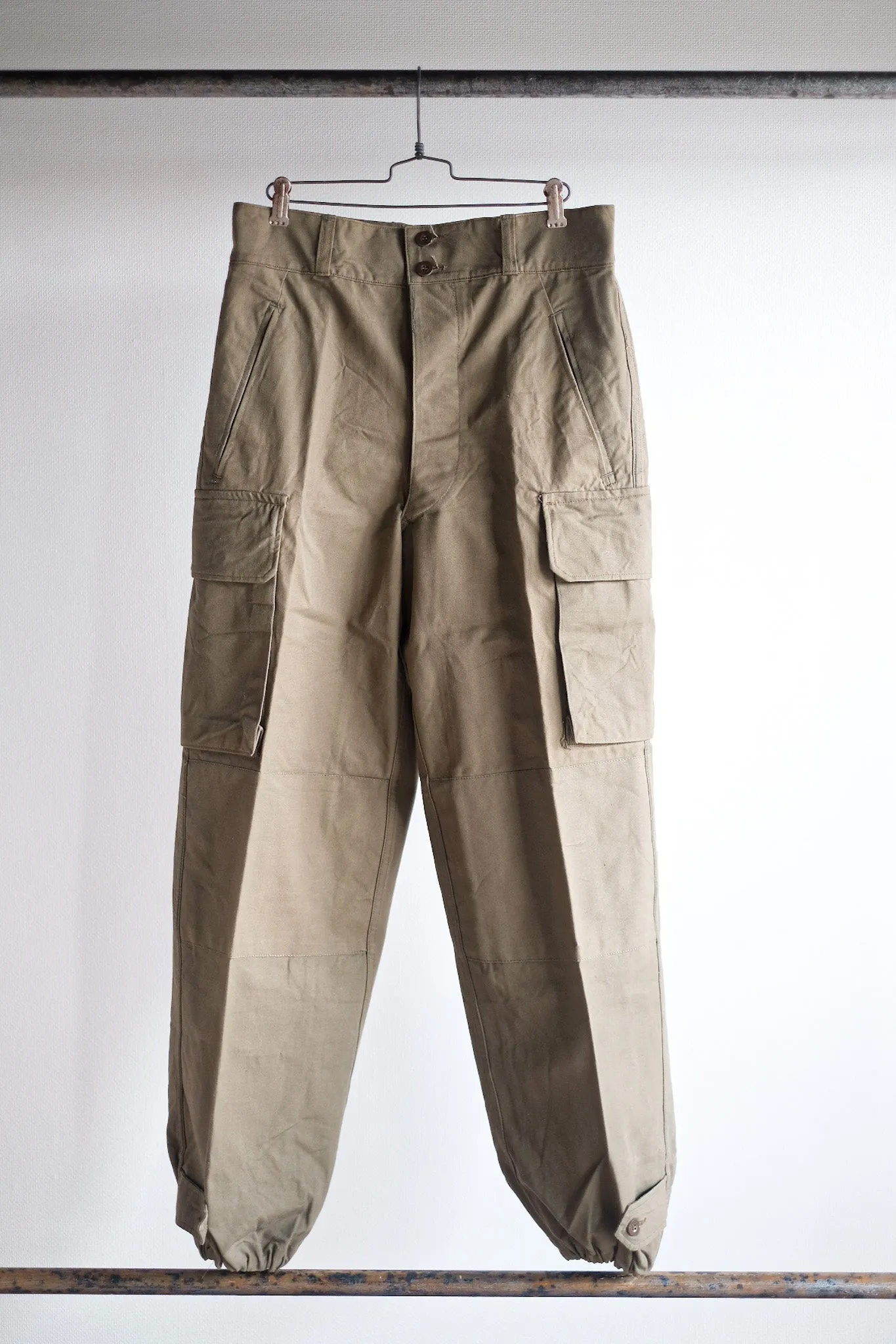 [~ 50's] French Army M47 Taille des pantalons de terrain.31 