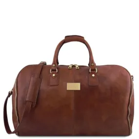 Antigua Sac de Voyage/Housse de Transport Vêtements en Cuir Marron TL142341