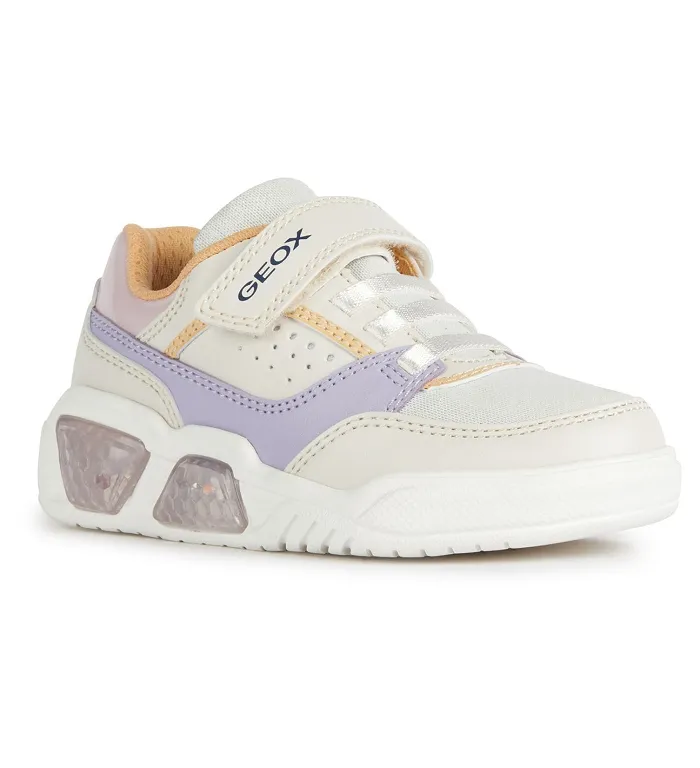 baskets et sneakers -  - junior fille - Toile Jean - Gris - Geox