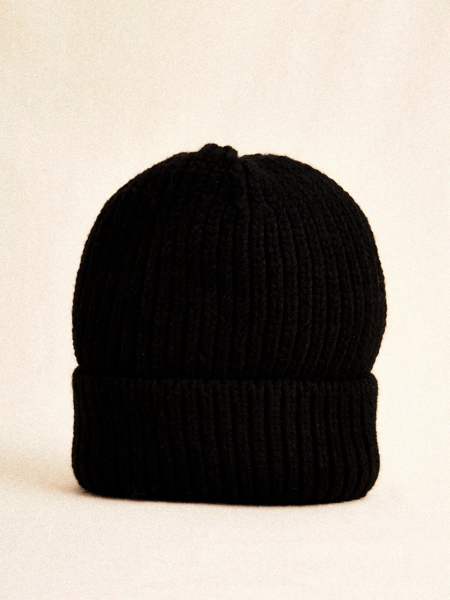 Bonnet En Tricot Côtelé Classique Vêtements Apricot