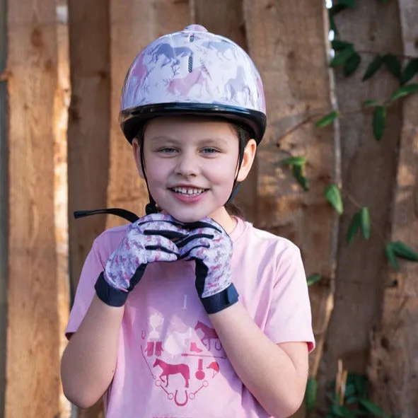 Casque d'équitation HKM Blossom