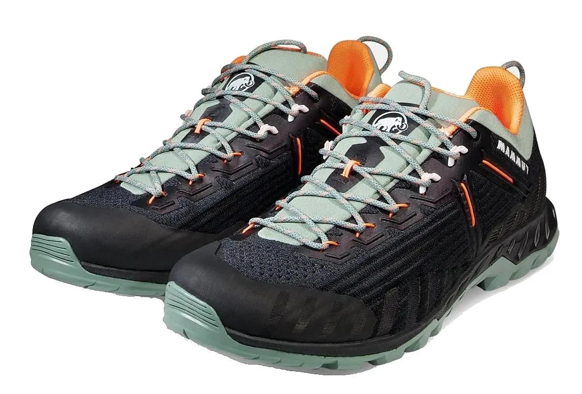 chaussures Mammut Alnasca Knit III Low - Black/Jade - men´s