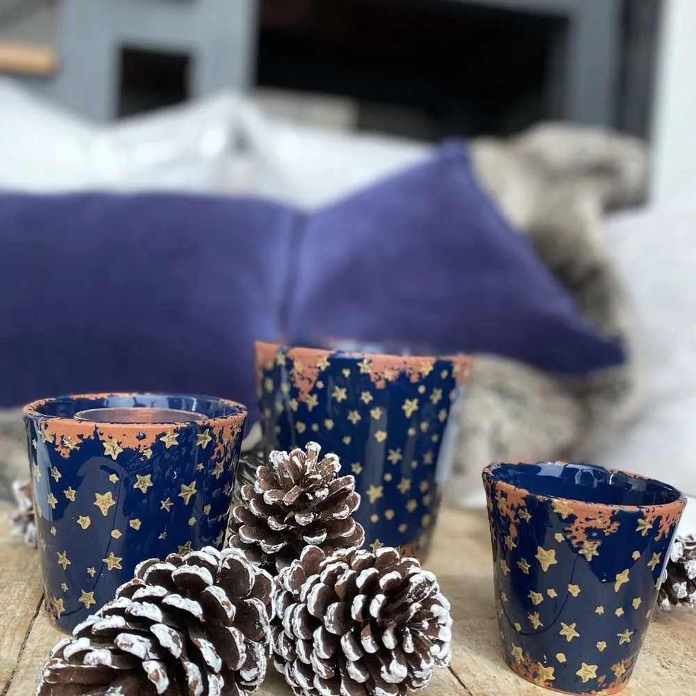 Christmas star ceramic scented candle size s