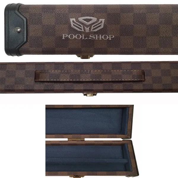 Etui rigide Brown/Damier Poolshop 2 pièces 3/4 – France Pool Shop