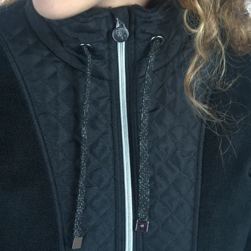 Flag's And Cup - Pulls et Gilets - Gilets Femme Noir "Sitka" 
