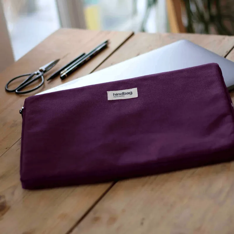 Housse pour ordinateur 15 pouces Hindbag Ava Prune - Violet foncé