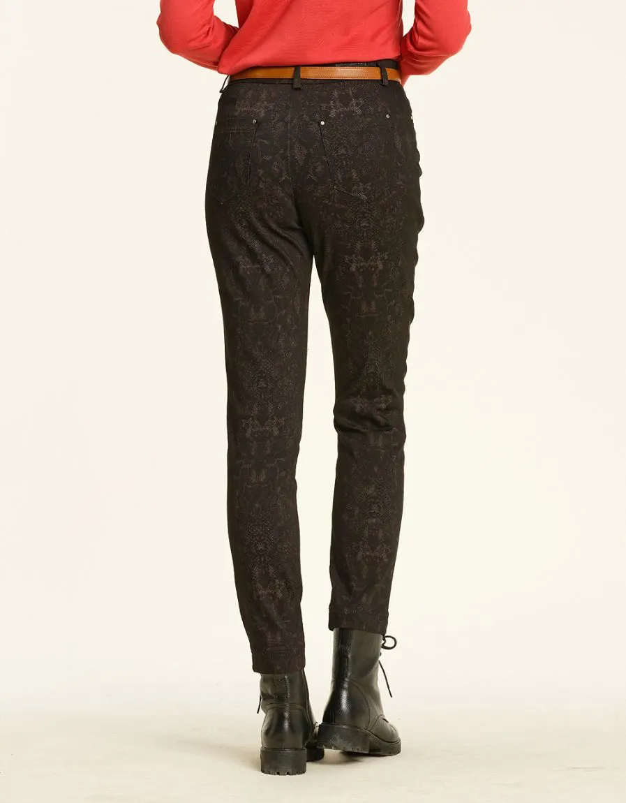 Pantalon 7/8 imprimé - Pantalons slim & cigarette