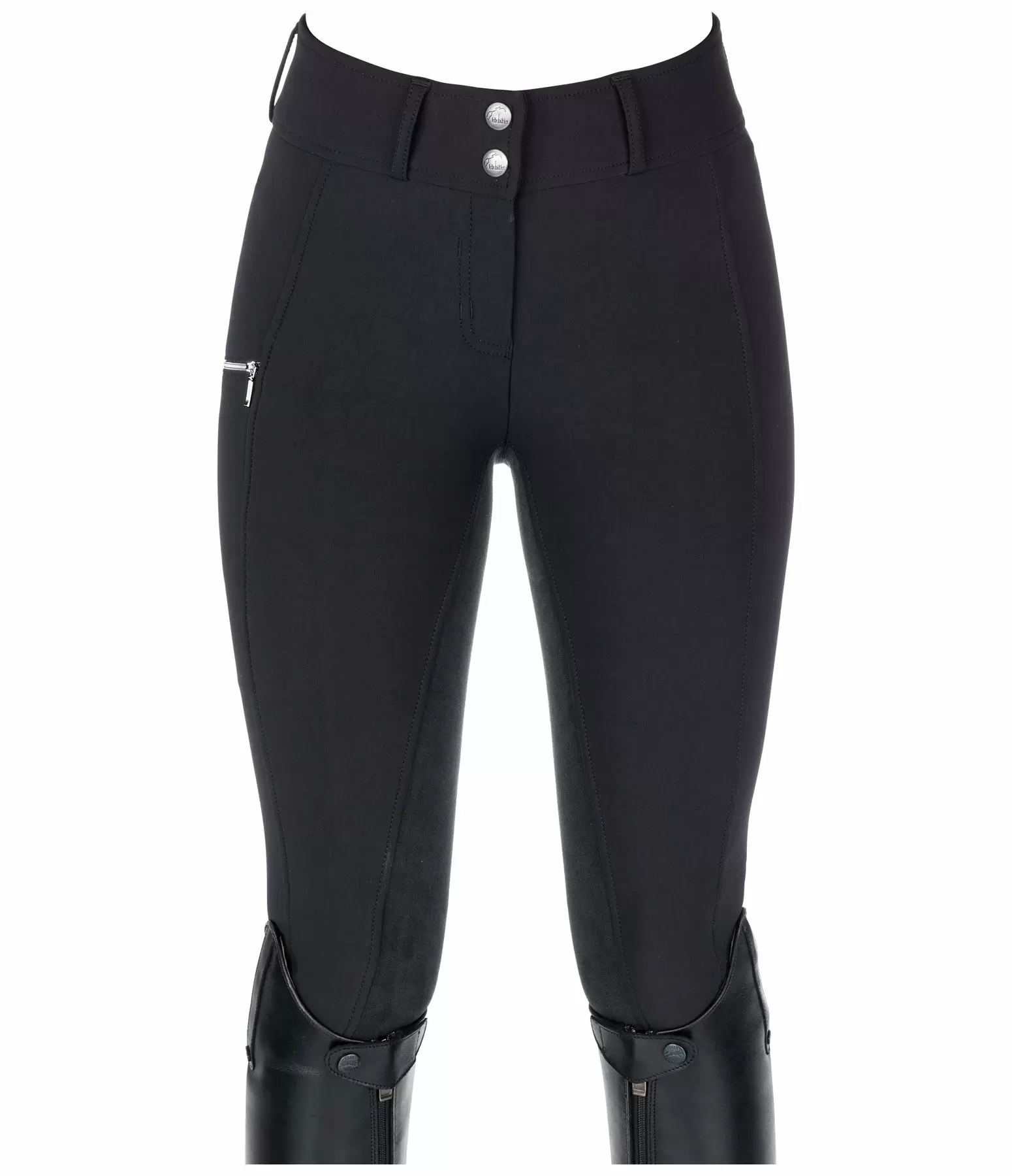 Pantalon d'équitation taille haute à fond intégral  Marleen