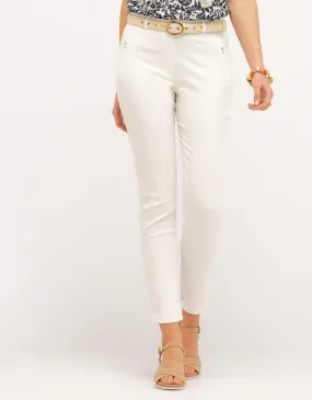 Pantalon jegging écru - Pantalons slim & cigarette
