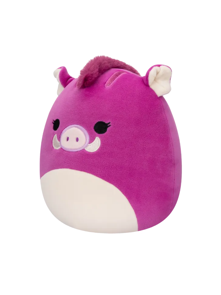 Peluche Squishmallows de 20 cm Jenna le sanglier violet