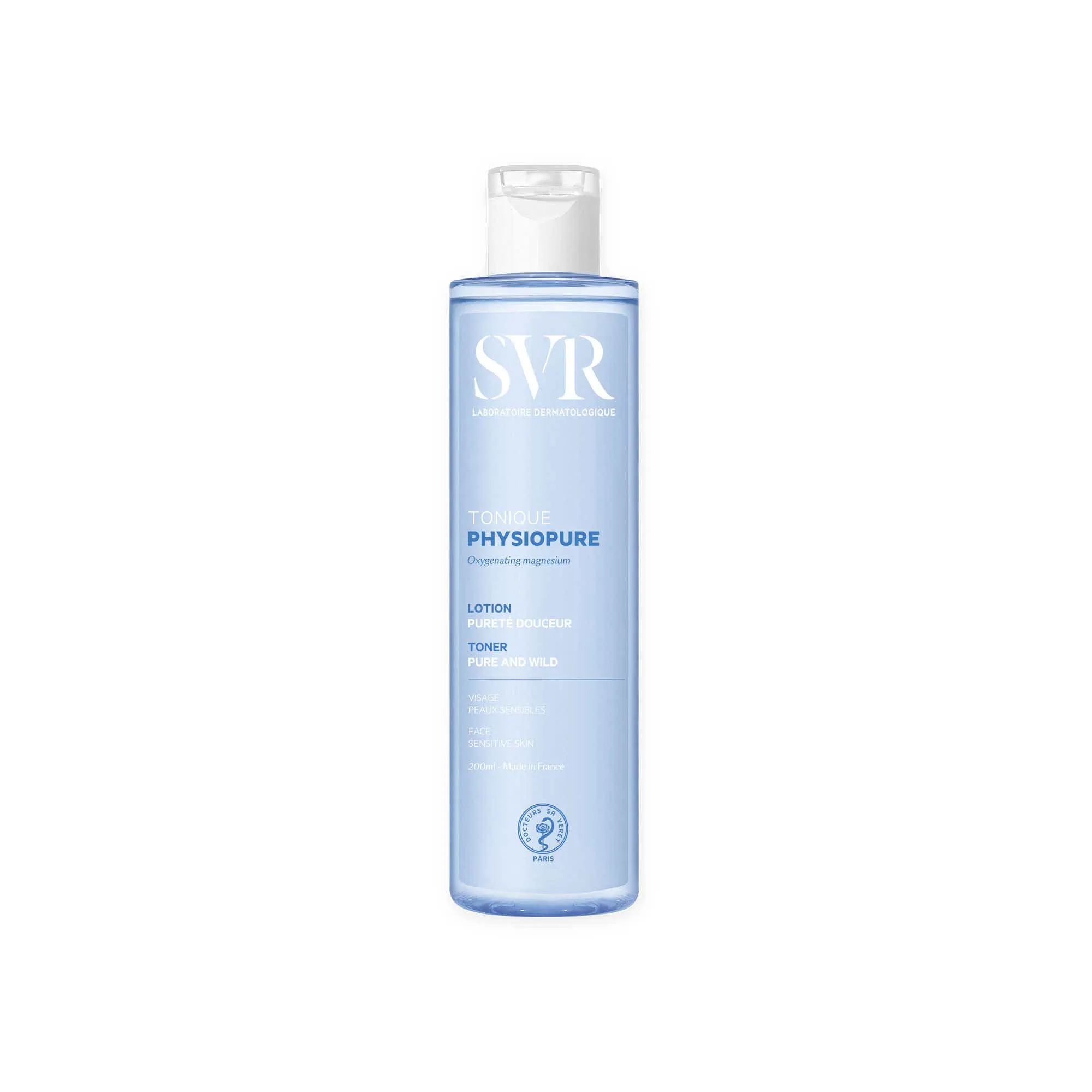 PHYSIOPURE - Lotion Tonique Pureté Douceur - Visage - Peaux Sensibles, 200ml | SVR  - Parapharmacie Boticinal