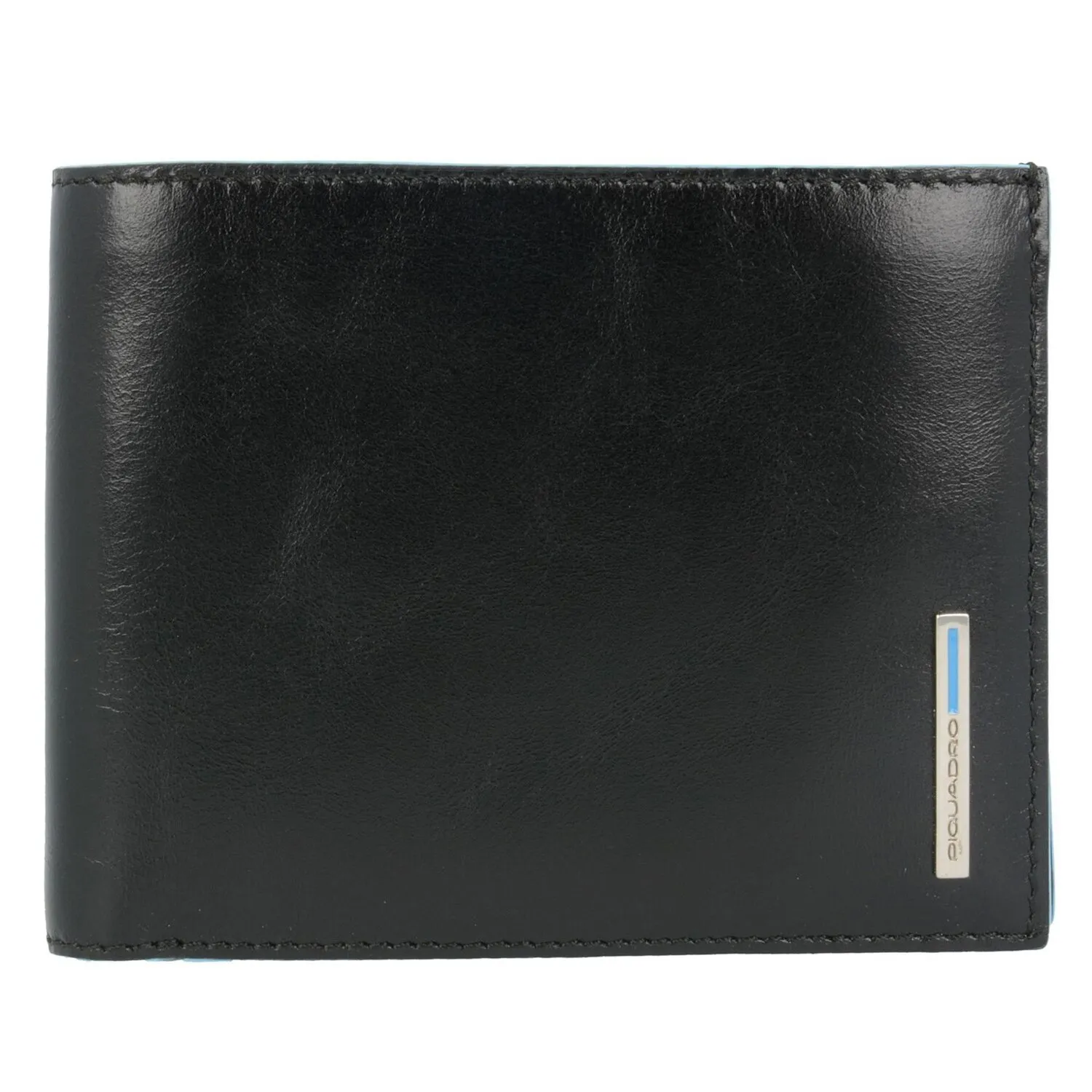 Piquadro Blue Square Porte-monnaie en cuir 12,5 cm