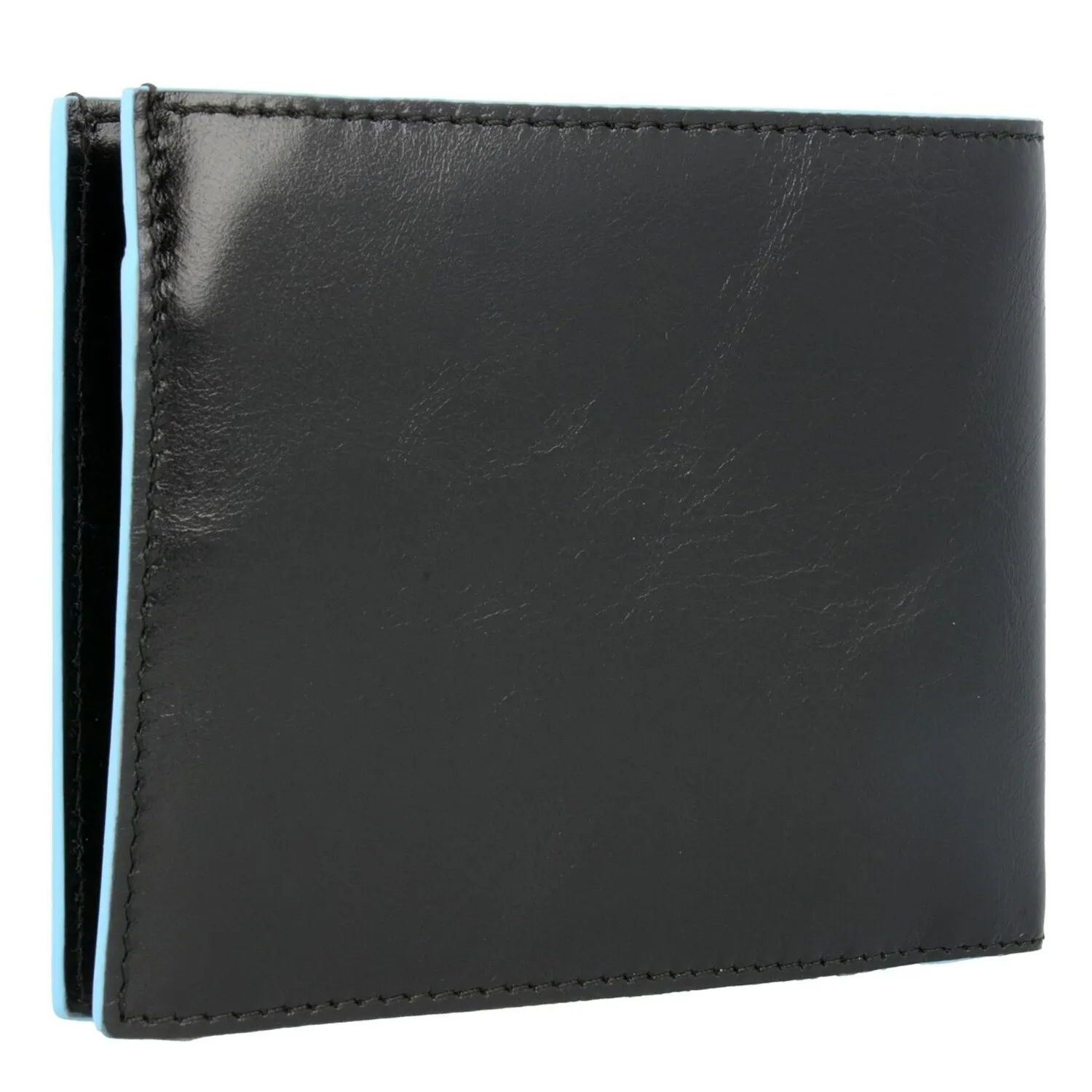 Piquadro Blue Square Porte-monnaie en cuir 12,5 cm