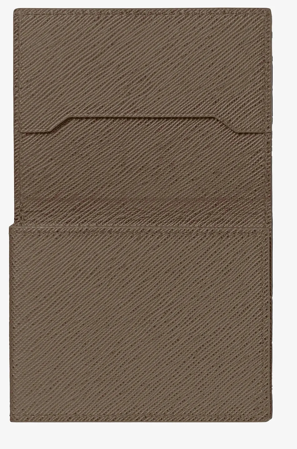 Porte-cartes en cuir saffiano Sartorial Trio