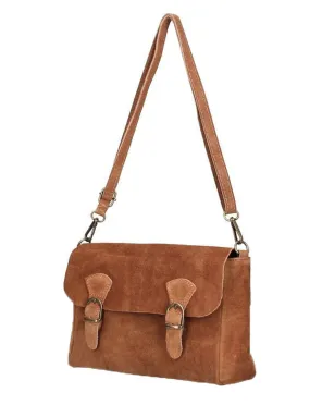 Sac en cuir peau femme cognac