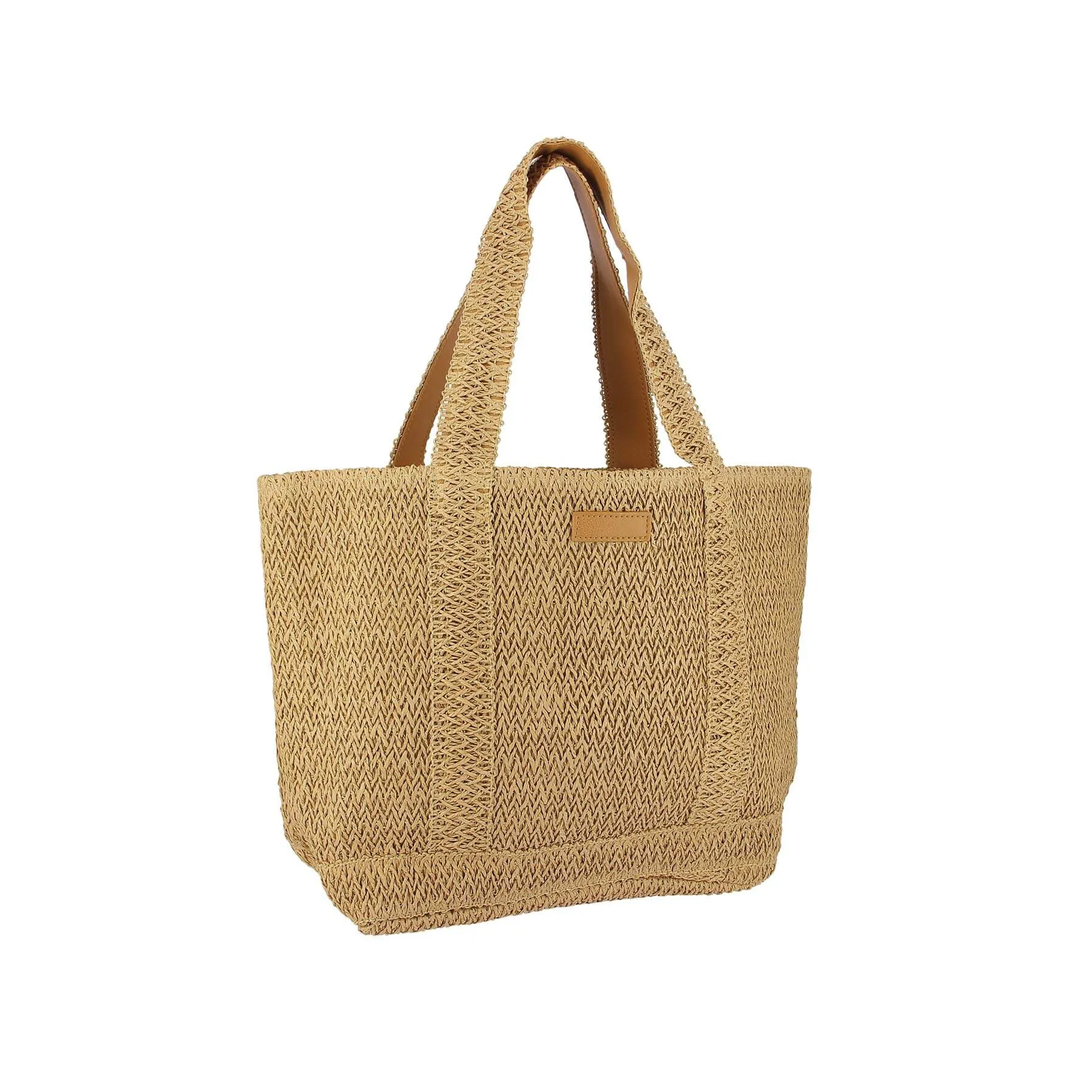 Sac à main paille pampelone naturel