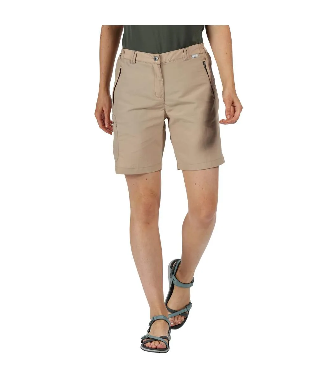 Short de marche chaska femme beige Regatta