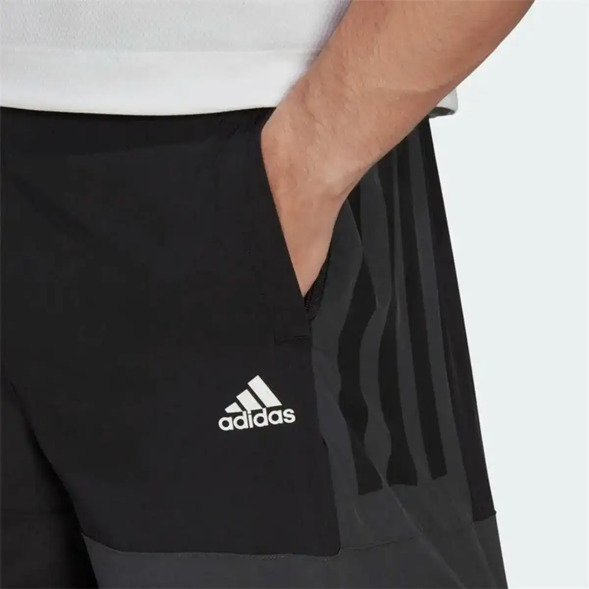 Short de Sport pour Homme Adidas Colourblock Noir 