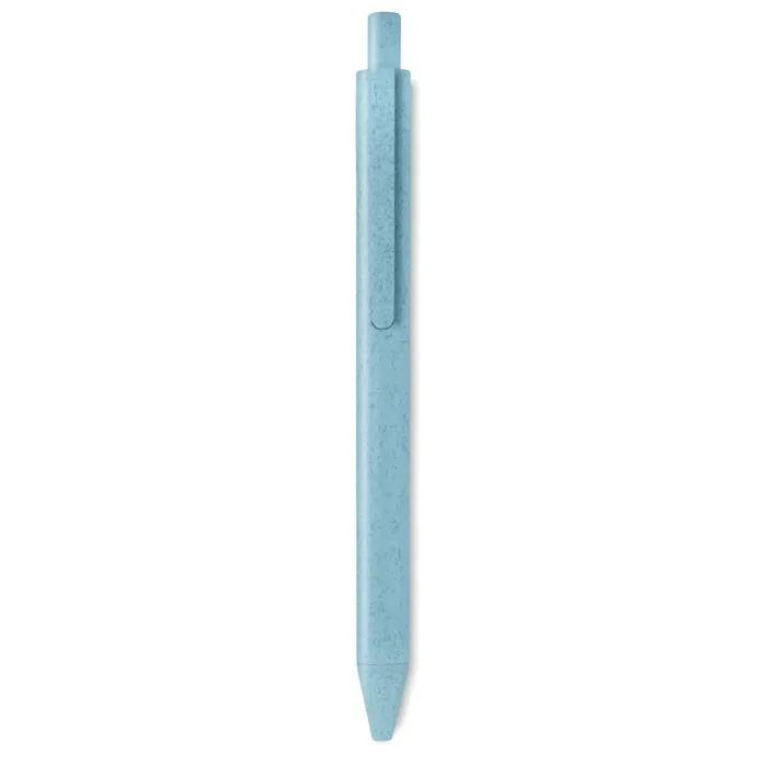 Stylo bille personnalisé en paille de blé et polypropylène - PECAS
