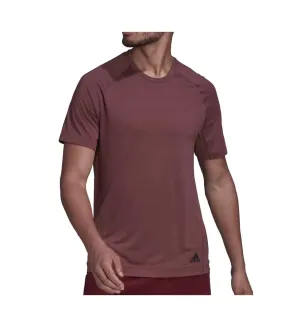 T-shirt Bordeaux Homme Adidas M Yoga Tee