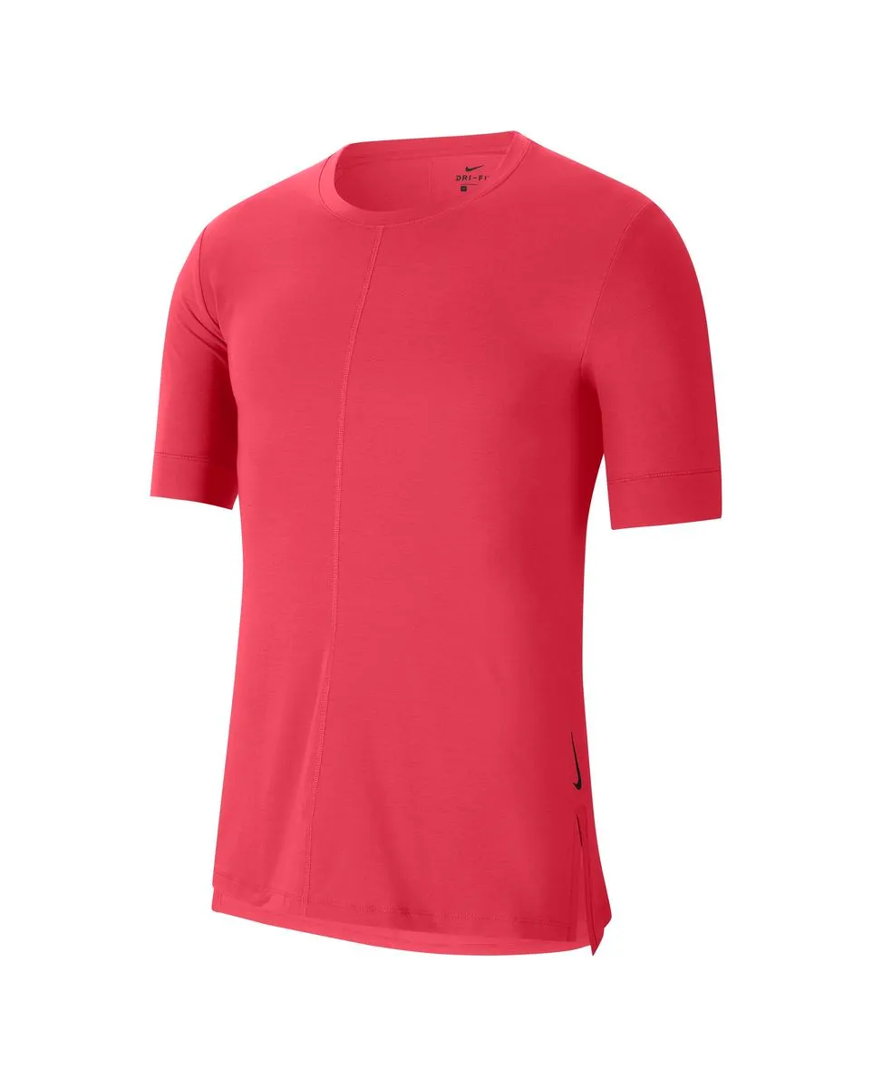 T-shirt de sport homme M NK DRY TOP SS YOGA Rose