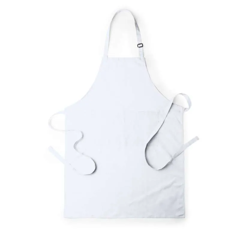 Tablier combiné coton et polyester