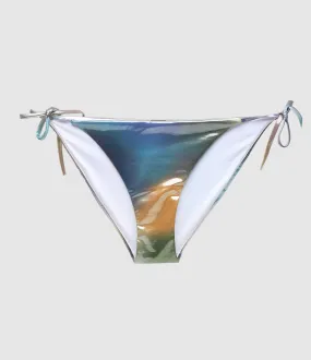 TATIANE DE FREITAS Partager  Culotte de Bain Attachante Dégradé Bleu  