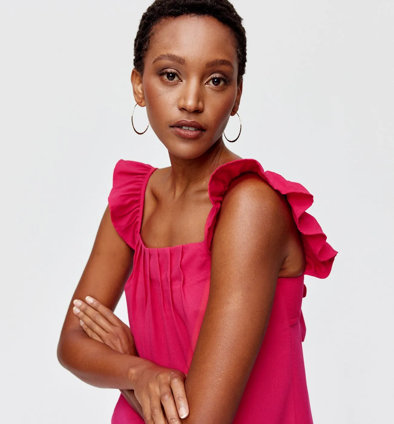Top à bretelles Femme - Rose fuchsia