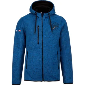 Veste à manches longues capuche chinée