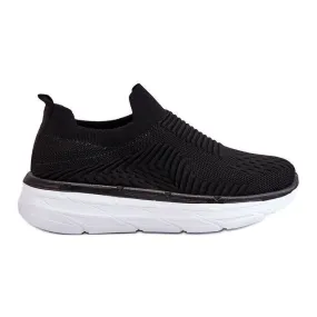 WR1 Chaussures de sport à enfiler pour femmes Noir Ferive le noir