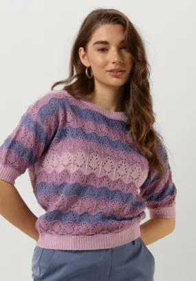 ydence haut knitted top selah en violet